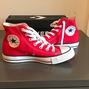 bright red converse